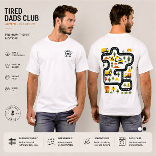 T-shirt Club des Papas Fatigués, Piste de Course A