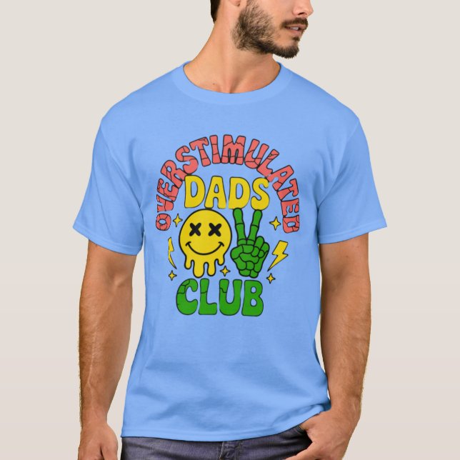 T-shirt Club des papas surstimulé (Devant)