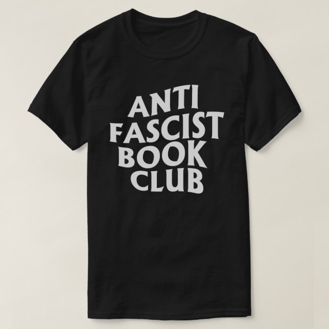 T-shirt Club du livre anti-fasciste (Design devant)