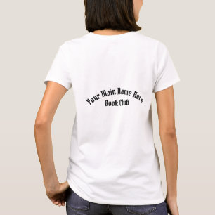 T-shirt Club du livre double côté