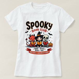 T-shirt Club du livre éffrayant Halloween