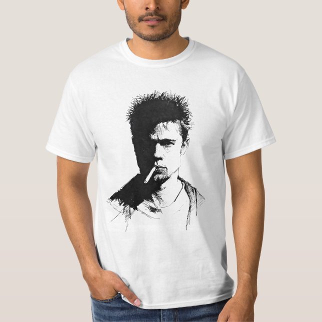 T-shirt Club Fight Original noir et blanc (Devant)