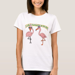 T-shirt Club Flamant rose a Go-Go