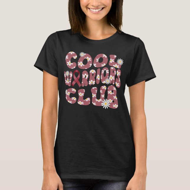 T-shirt Club guerrier cool myélome multiple sensibilisatio (Devant)