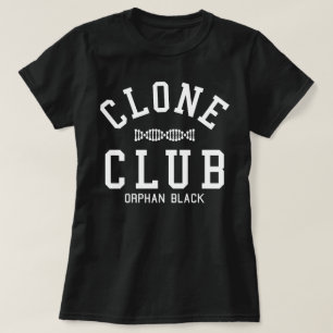 T-shirt Club noir orphelin de clone