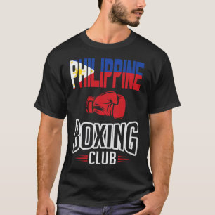 T-shirt Club philippin de boxe drapeau