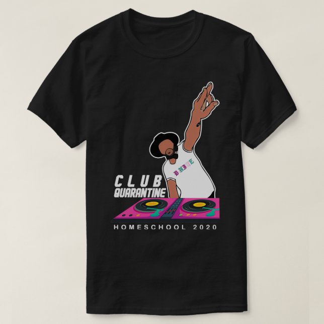T-SHIRT CLUB QUARANTINE (Design devant)