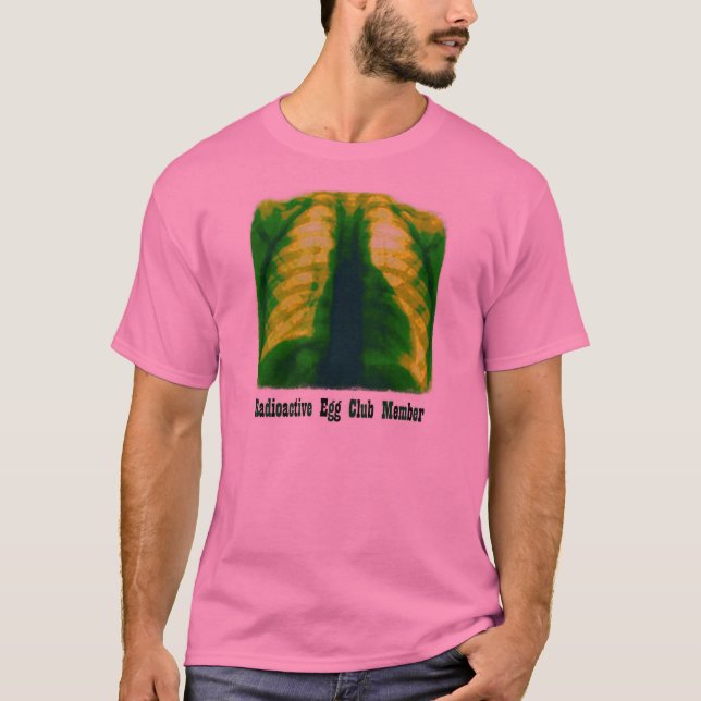 T-shirt Club radioactif d'oeufs (Devant)