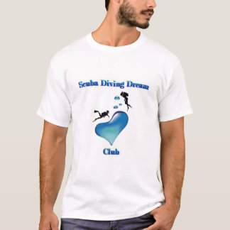 T-shirt Club rêveur de plongée à l'air