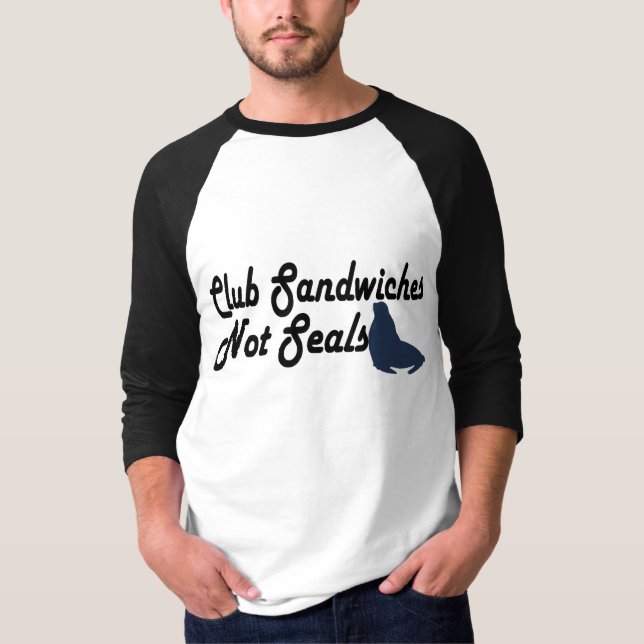 T-shirt Club Sandwichs et non sceaux (Devant)