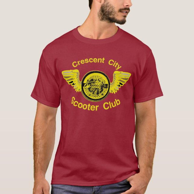 T-shirt Club Scooter : Crescent City (Devant)