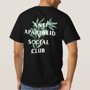 T-shirt Club social anti-apartheid tendance Olive Vine