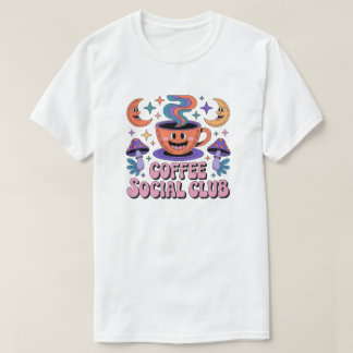 T-shirt club social de café