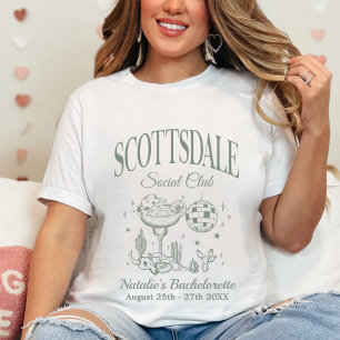 T-shirt Club Social de fête de Bachelorette personnalisé à