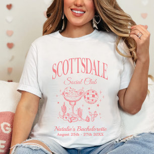 T-shirt Club social de fête de jeune fille à Scottsdale pe
