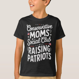 T-shirt Club social des mamans conservatrices élevant des