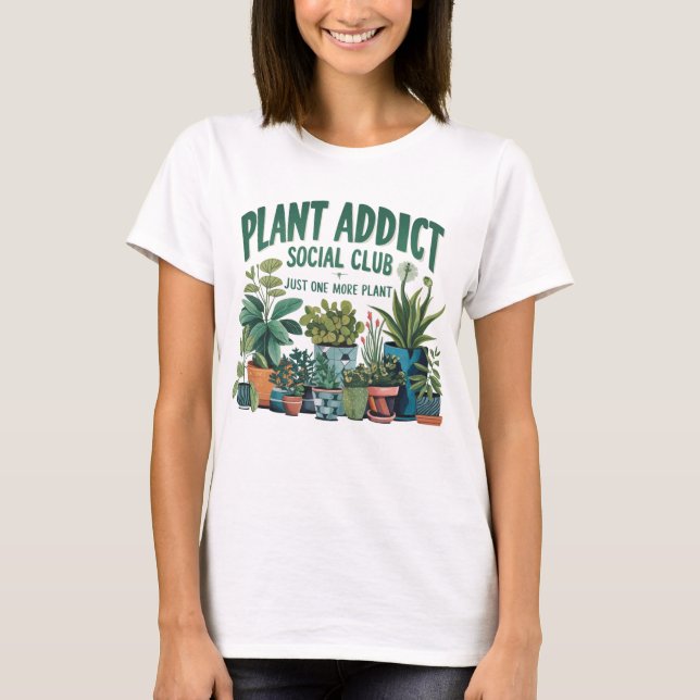 T-shirt Club social plante (Devant)