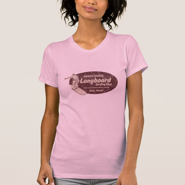 T-shirt Club Surfing Ladies (Devant)