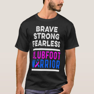 T-shirt Clubfoot Sensibilisation Guerrier Brave CTEV TEV S