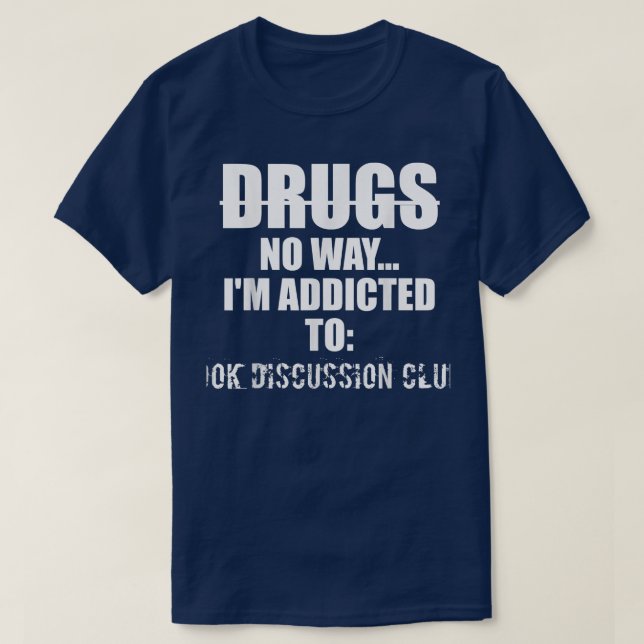 T-shirt Clubs de discussion de livre amusant (Design devant)