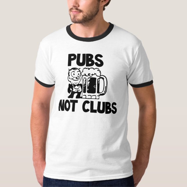 T-shirt Clubs de Pubs pas (Devant)