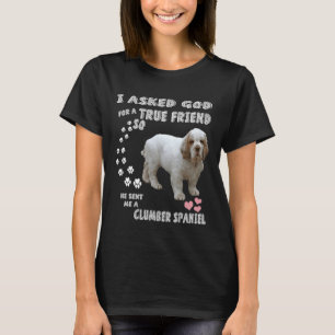 T-shirt Clumer Espagnol Chien Espagnol Maman Papa Clumer E