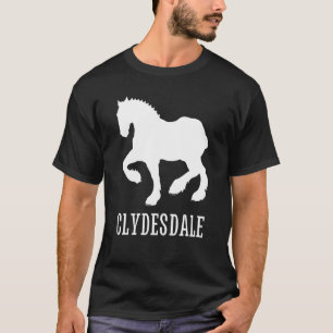 T-shirt Clydesdale Clydesdale Rider Géant Pieds Cheval 4