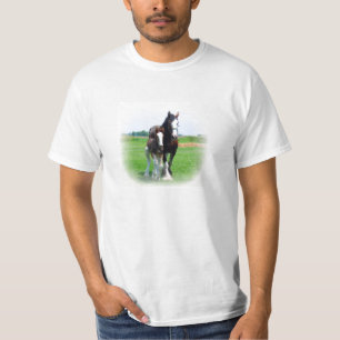 T-shirt Clydesdale et pouliche