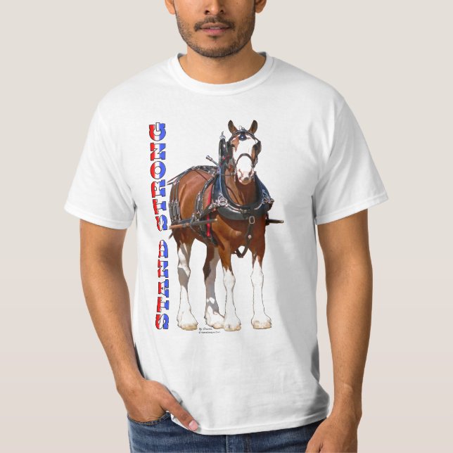 T-shirt Clydesdale fort (Devant)