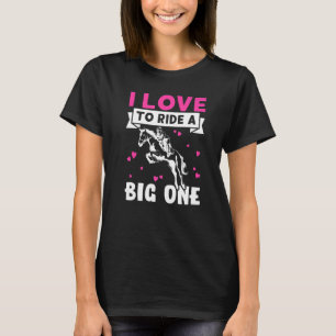T-shirt Clydesdale I Love pour monter un grand cheval écos