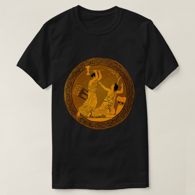 T-shirt Clytemnestra tuer Cassandra Rouge Figure antique (Design devant)