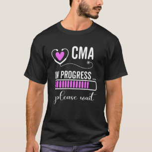 T-shirt Cma En Cours S'Il Vous Plaît Attendre Pour La Futu