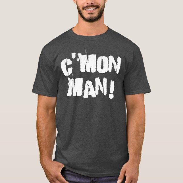 T-shirt C'mon homme ! Blanc (Devant)