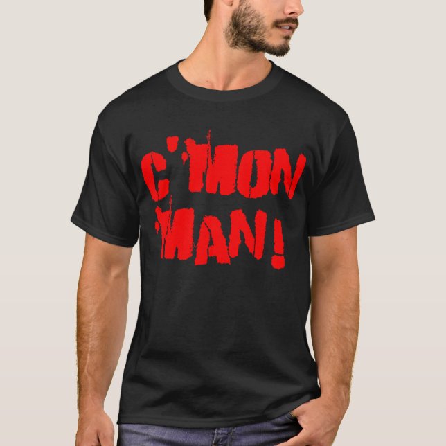 T-shirt C'mon homme ! Rouge (Devant)