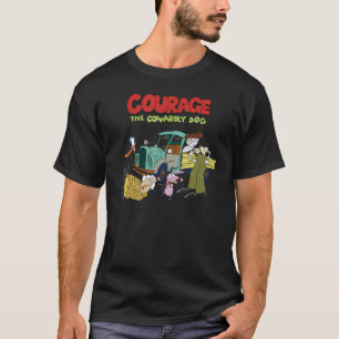 T-shirt CN Courage Le Chien Couard Logo de groupe