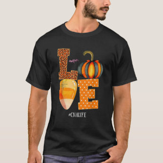 T-shirt CNA Life Love Infirmière Vie Halloween Costume Leo
