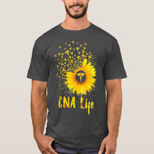 T-shirt CNA Life Sunflower Cute Nurse