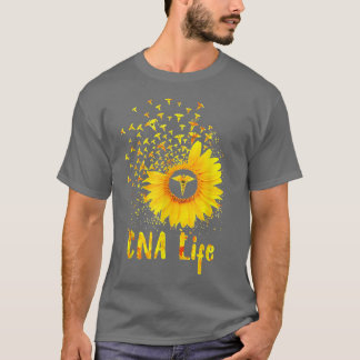 T-shirt CNA Life Sunflower Cute Nurse