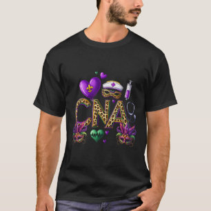 T-shirt Cna Mardi Gras Certifié Infirmière Istant Mardil G