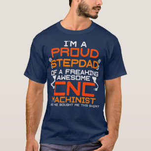 T-shirt CNC Machinist Cadeaux Anniversaire Drôle Dire Cad