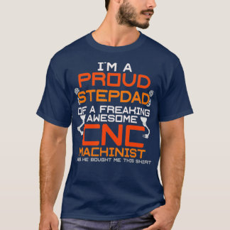 T-shirt CNC Machinist Cadeaux Anniversaire Drôle Dire Cade