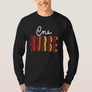 T-shirt Cns Infirmière Plaid Rouge Amour Coeur Stethoscope