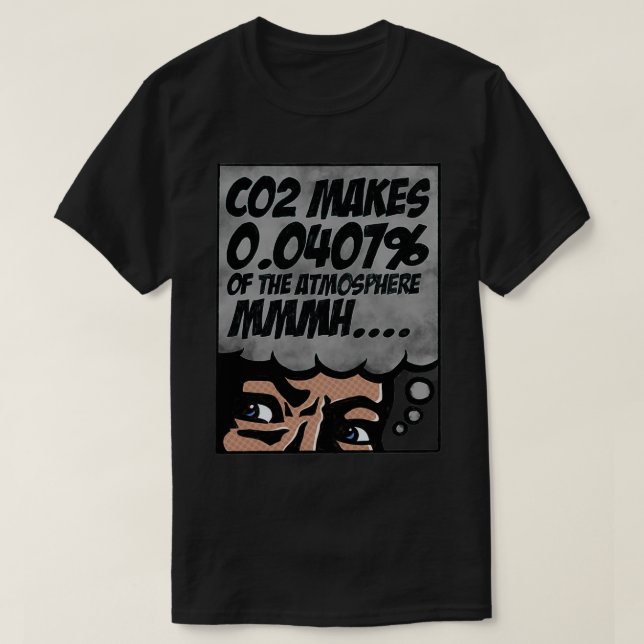 T-shirt CO2 MAKES 00407 de l'atmosphère mmmh (Design devant)