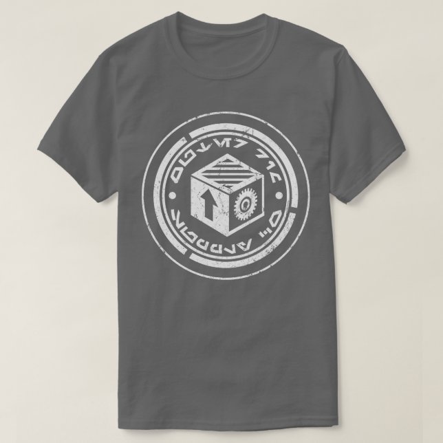 T-shirt Co. d'alimentation de rebord externe (Design devant)