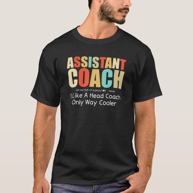 T-shirt Coach Assistant Définition Coachs Professionnels C (Devant)