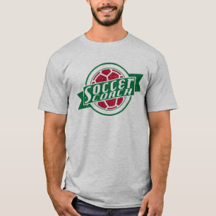T-shirt Coach de football Nom et numéro Retour Imprimer T-