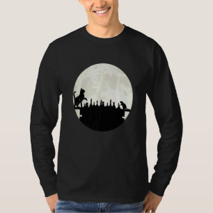 T-shirt Coach D'Échecs Pour Hommes Vêtements Souris Chat L