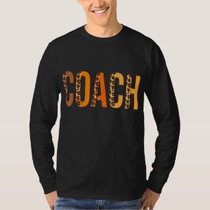 T-shirt Coach léopard Squad mignon Automne Amateurs Merci