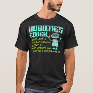T-shirt Coach robotique avec de meilleurs circuits et prog