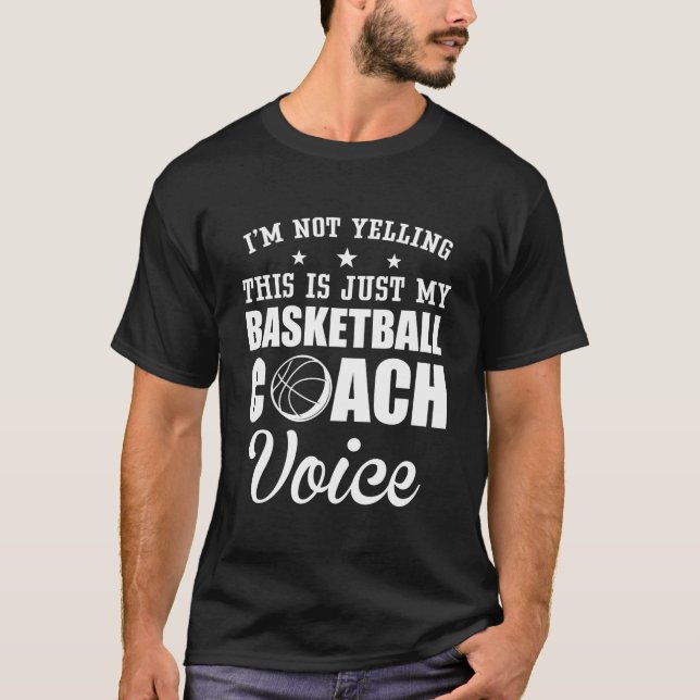 T-shirt Coach Voice Basketball Player Basketball Team Ball (Devant)